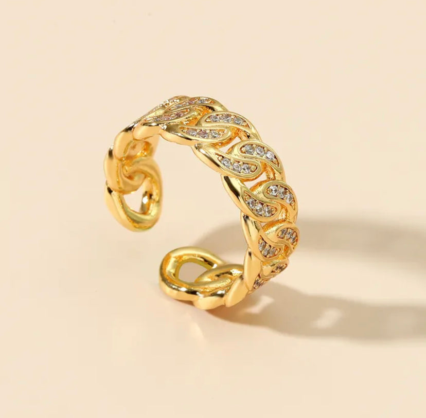 Ring Cuban Gold