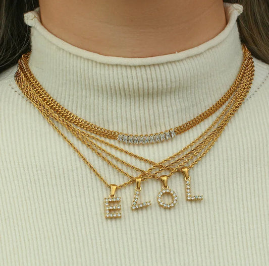 Initials necklace