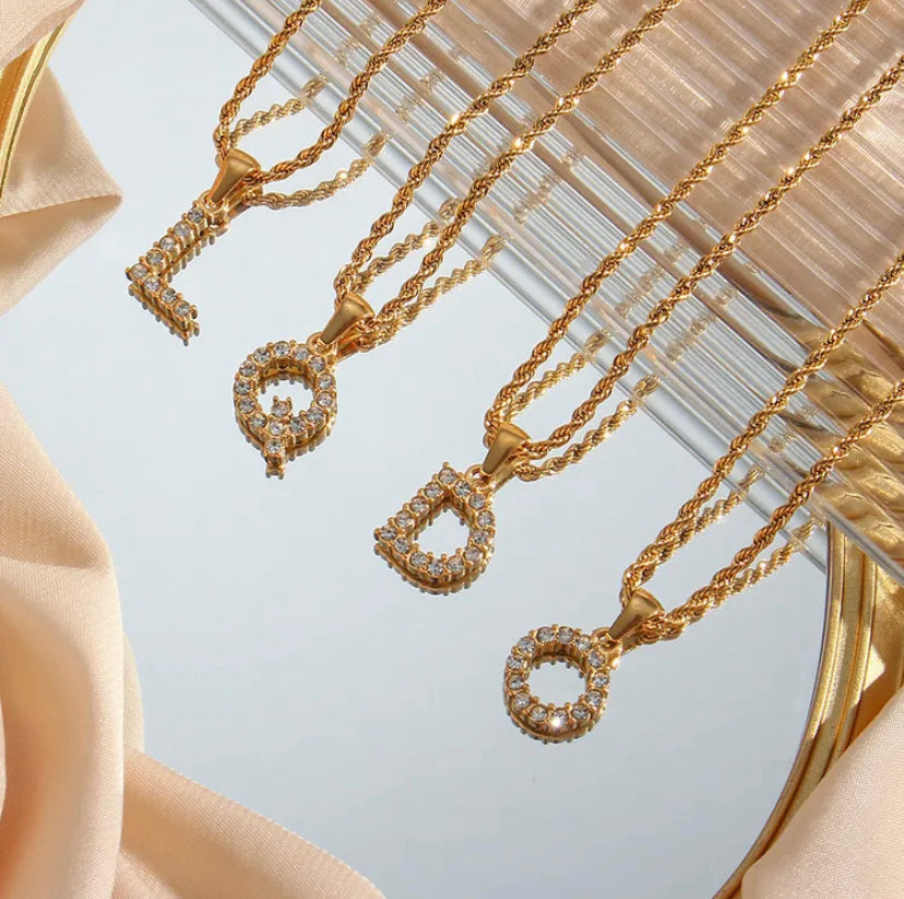 Initials necklace