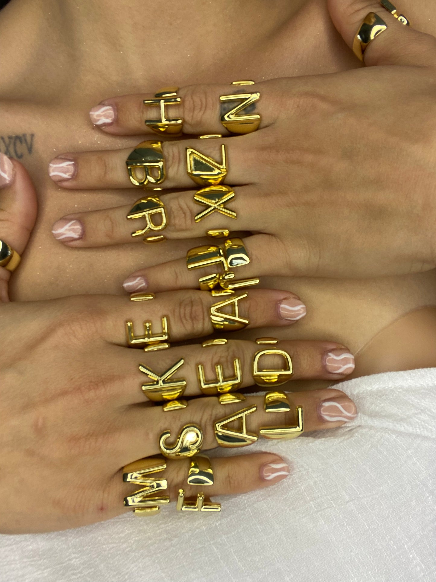 Initials Ring