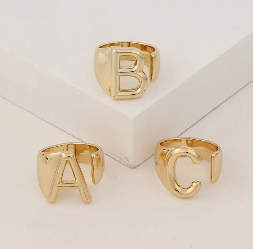 Initials Ring
