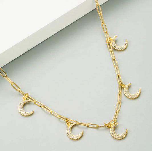 Multiplated crescent moon
